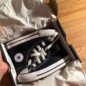 Converse Black and White High-Tops